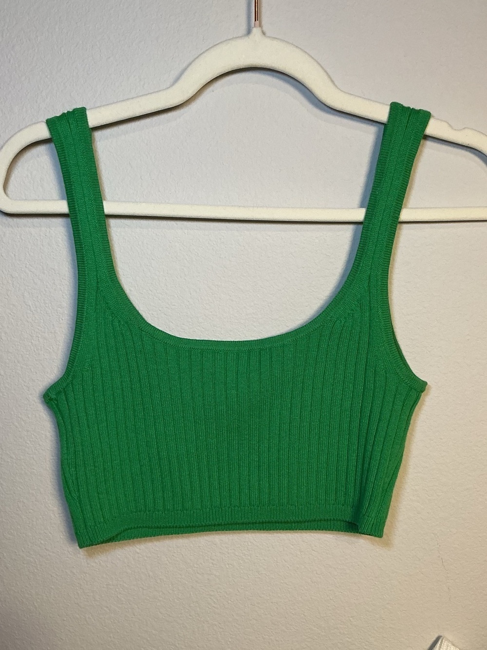 Wilfred Green Ribbed Crop Tank Top - Women - Picture 7 of 7